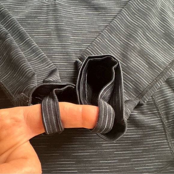 90 degree by reflex quarter zip pullover in charcoal size medium - Picture 7 of 16